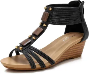 NEW Wedge Sandals for Women Open Toe Casual Summer Roman High Heel Beach Sandals
