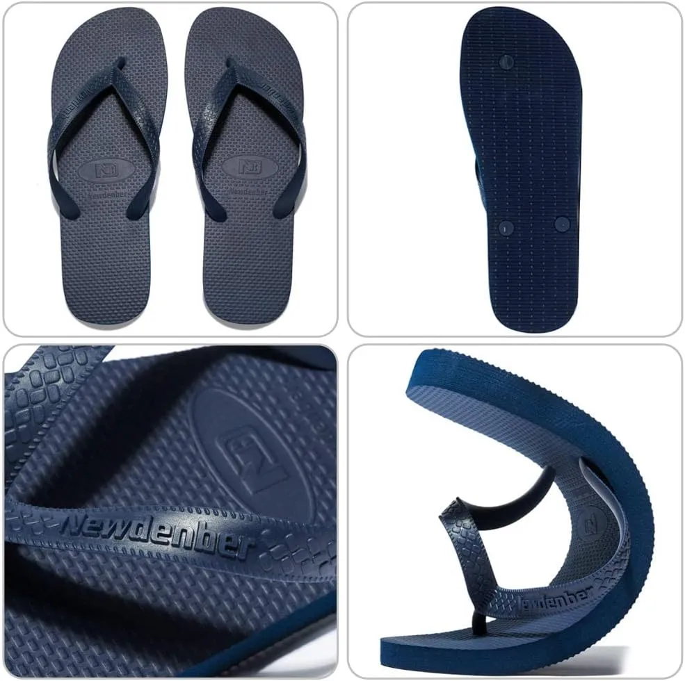 NewDenBer Men's Women's Classical Comfortable EVA Rubber Sandal Flip Flops