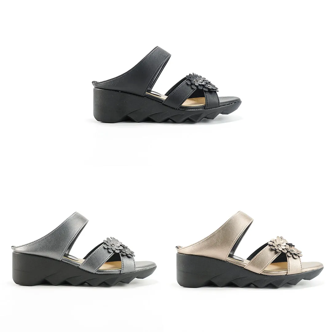 No.8207A Wave Walk Flower Slip-On