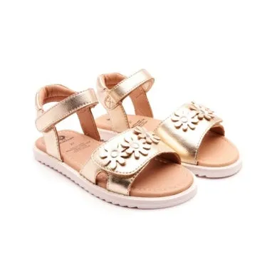 Old Soles Gold Flower Sandal