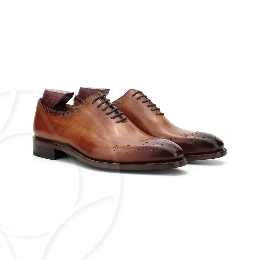 OLI Premium Oxford Handcrafted in Patina Leather