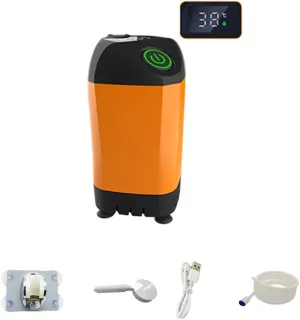 Outdoor Camping Shower Portable Electric Shower Pump IPX7 Waterproof with Digital Display for Camping Hiking Backpacking Travel Beach Pet Watering