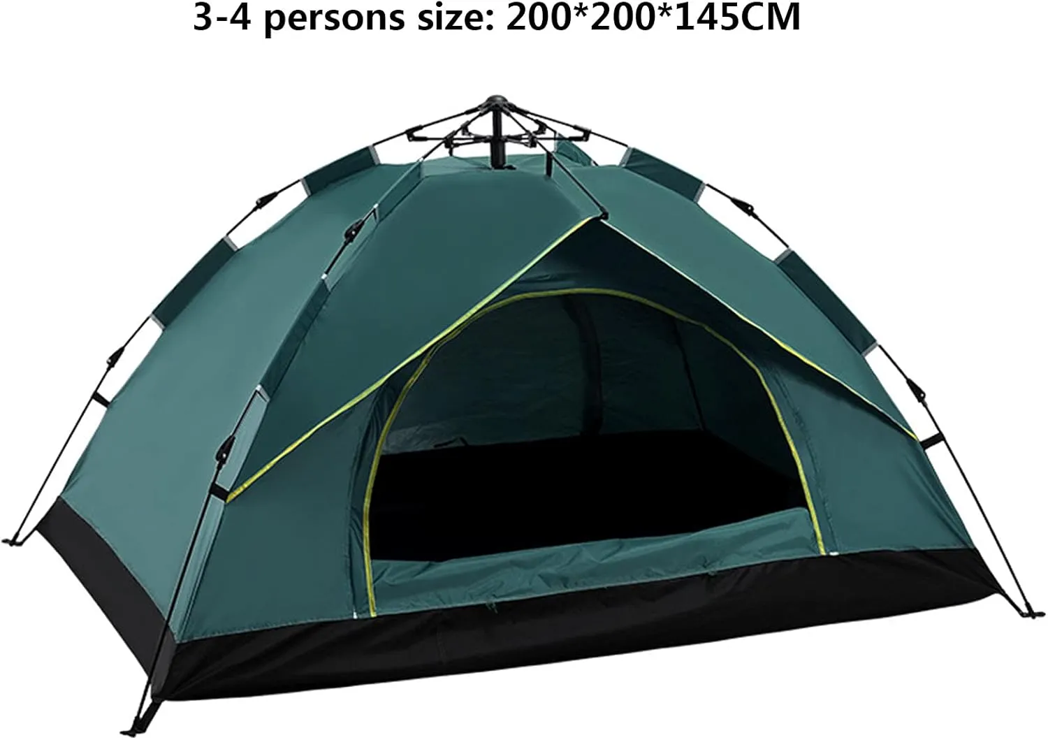 Outdoor Camping Tents,Automatic Tents That Can Accommodate 2 to 4 People,Quick Pop-Up Sunscreen Camping Tents Quick Installation of Tents for Family