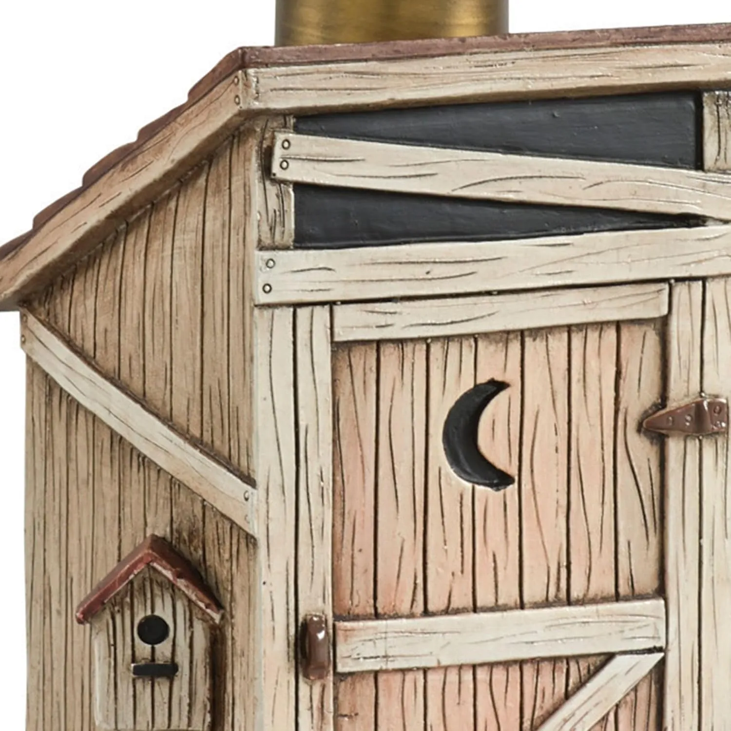 Park Designs Traditional Outhouse Hand Soap Dispenser for Bathroom | Rustic Hand Soap Pump | Refillable Body Lotion & Shampoo Container | Kitchen Dish Soap Dispenser