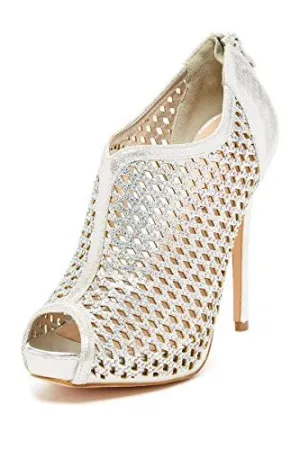 Peep Wedding Prom Rhinestone Lorraine High Early-bird deal Pump Reduced prices Platform Toe Glitter Lauren EVA