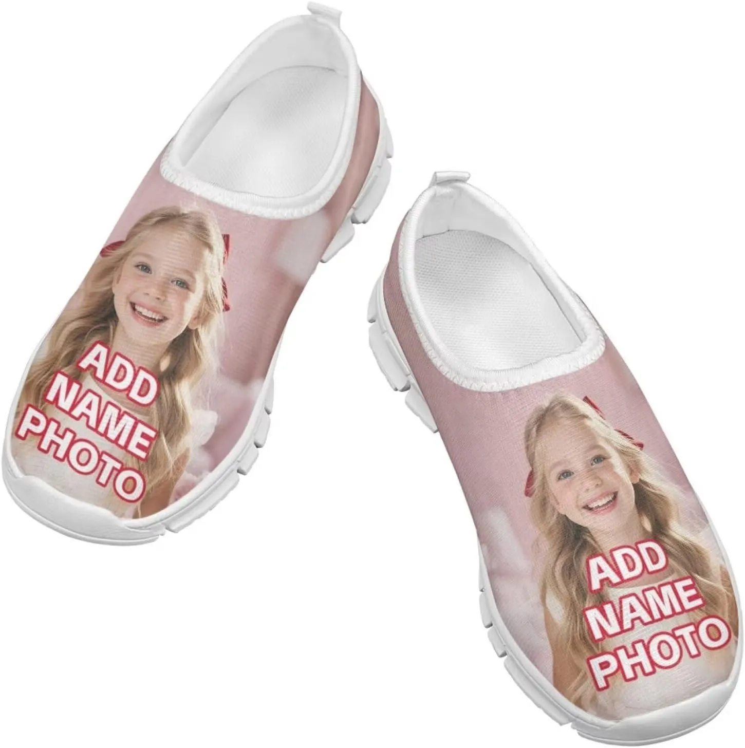 Personalized Photo Fashion Sneaker for Boys Girls, Customized Shoes Unique Gift for Pet Owners