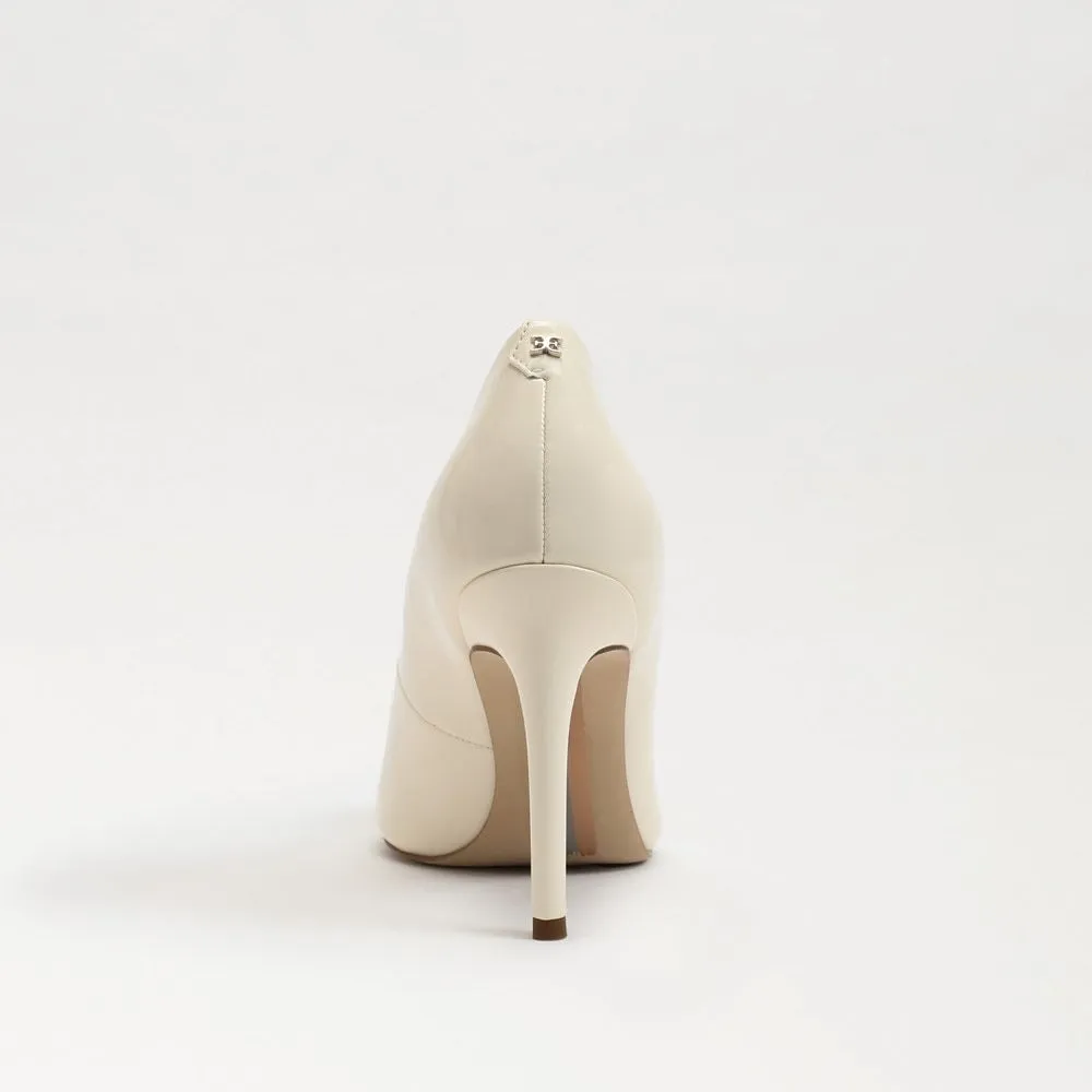 Pointed Hazel Advanced Radiant Edelman Heel Pumps Porcelain On Toe Slip No-hassle exchange Stiletto Sam