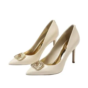 Pointed Hazel Advanced Radiant Edelman Heel Pumps Porcelain On Toe Slip No-hassle exchange Stiletto Sam