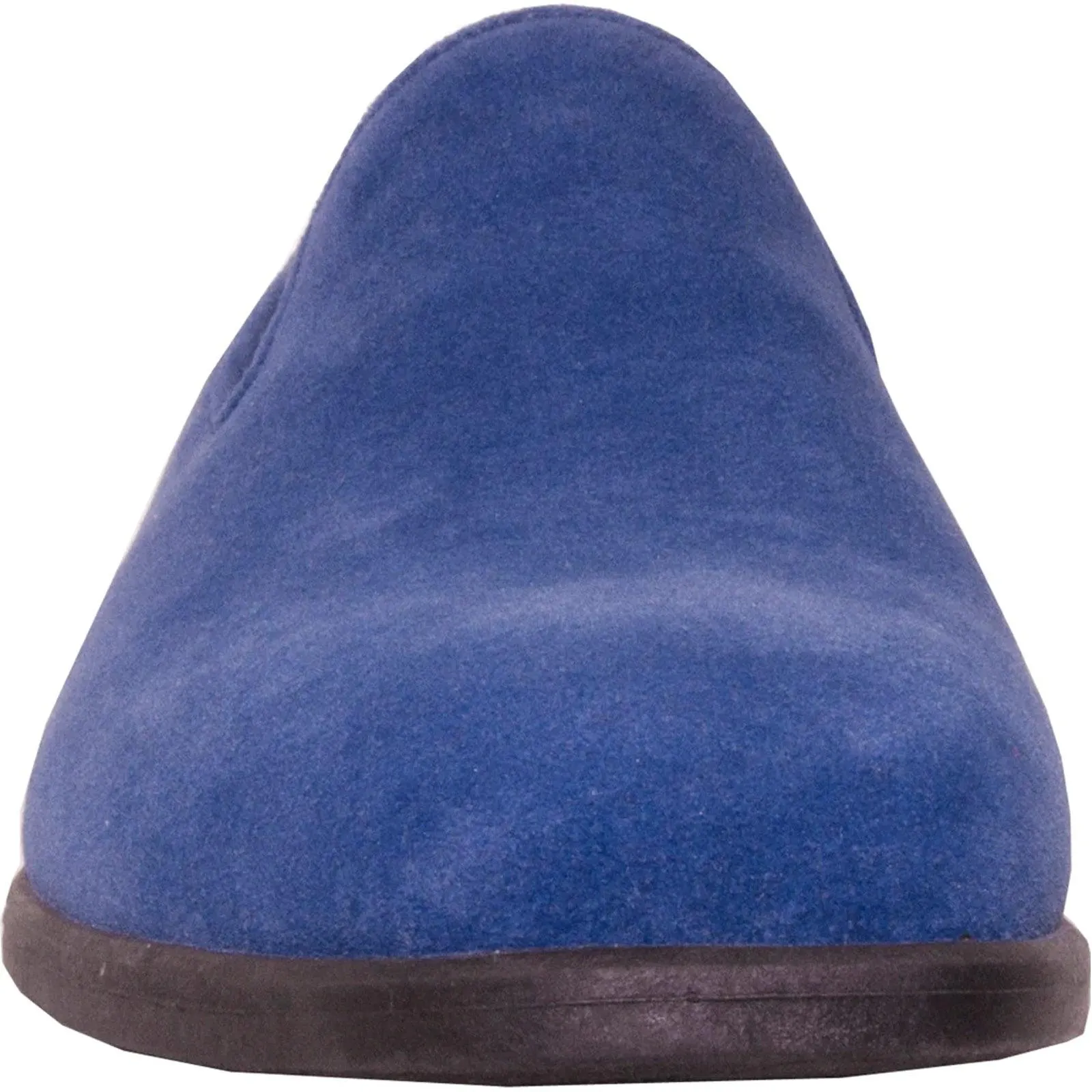 Polished Product Title for Review: Men's Royal Blue Vegan Suede Dress Loafers -Bravo