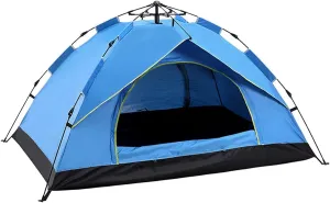 Pop-Up Portable Camping Automatic Tent,2-4 Person Camping Tent for Outdoor,Hiking,Camping,Mountaineering and Travel