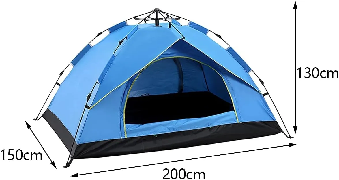 Pop-Up Portable Camping Automatic Tent,2-4 Person Camping Tent for Outdoor,Hiking,Camping,Mountaineering and Travel