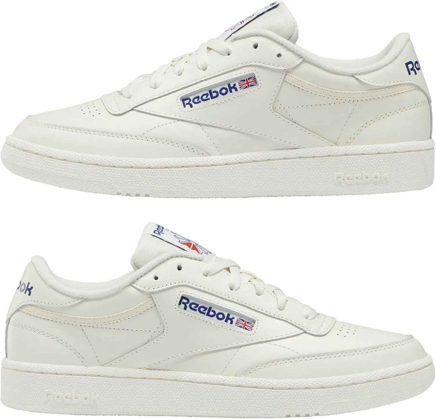 Reebok Men's Club C 85 Sneaker, Blue Red