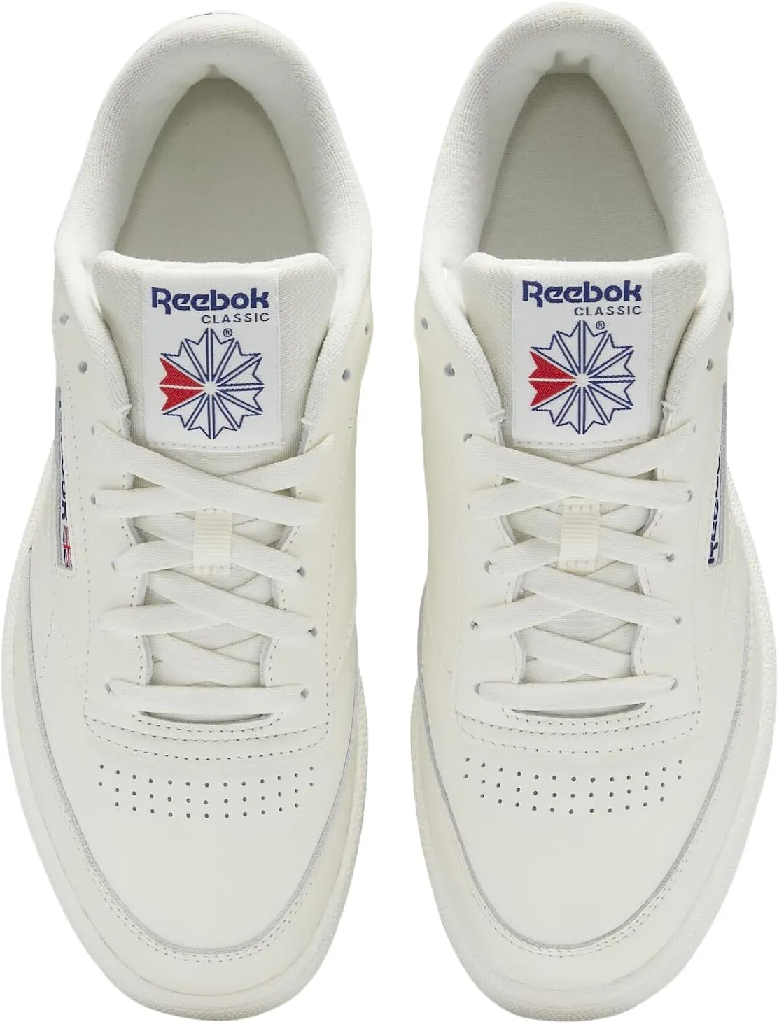 Reebok Men's Club C 85 Sneaker, Blue Red