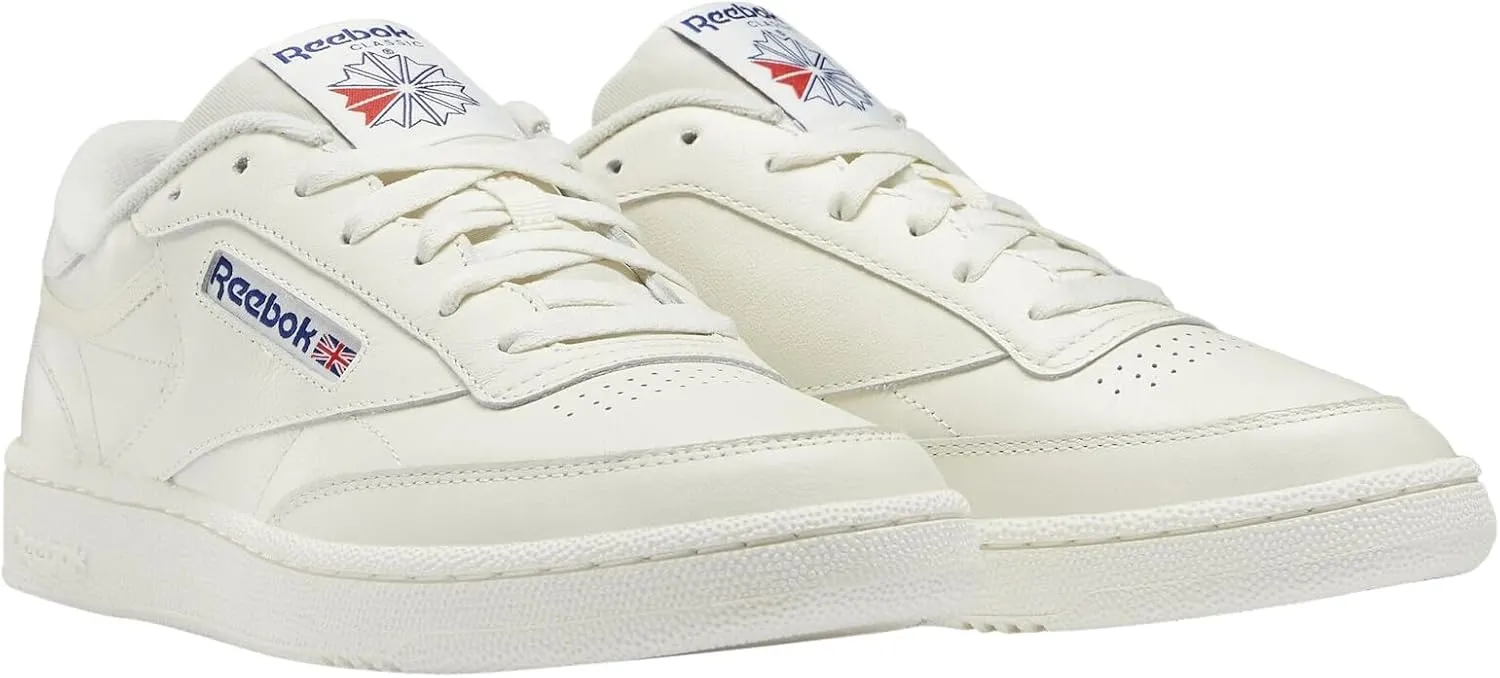 Reebok Men's Club C 85 Sneaker, Blue Red