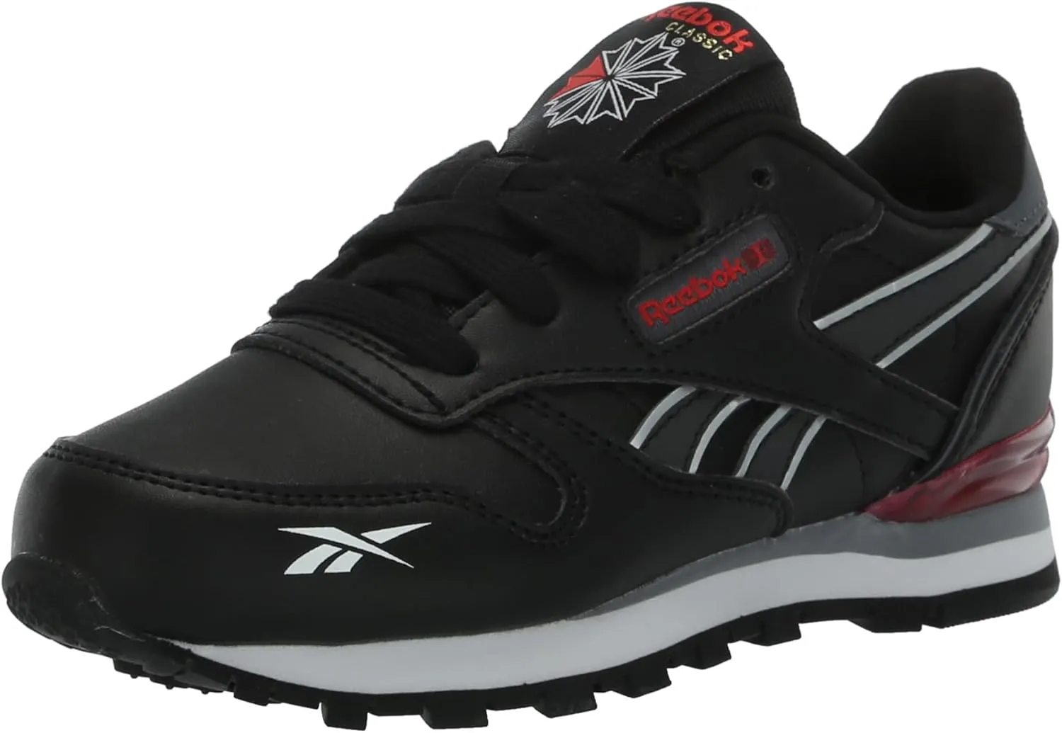 Reebok Unisex-Child Classic Leather Step N Flash Sneaker
