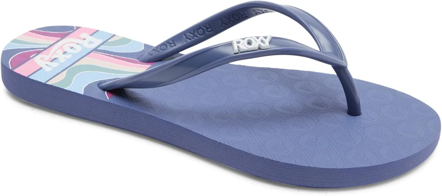 Roxy girls Rg Viva Stamp Flip Flop Sandal