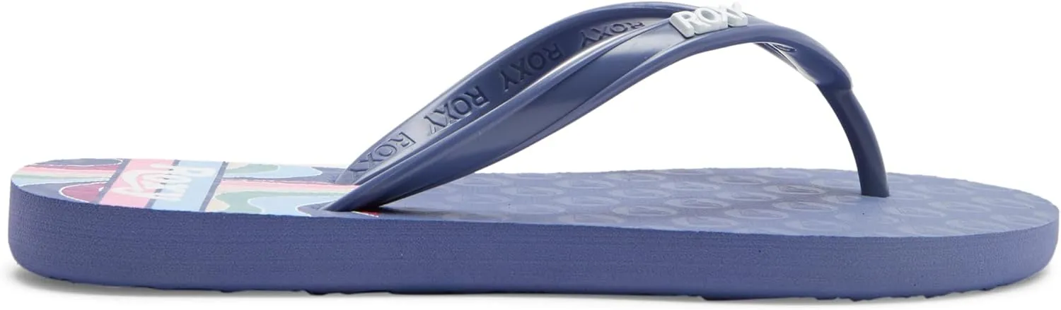 Roxy girls Rg Viva Stamp Flip Flop Sandal