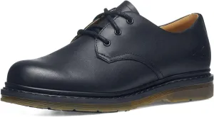 Shoes for Crews Minetta Mens Womens Unisex Non Slip Dress Work Shoes - Work & Safety Footwear, Water Resistant, Lace-up, Oxford Shoes, Wide, M11/W12.5 Black