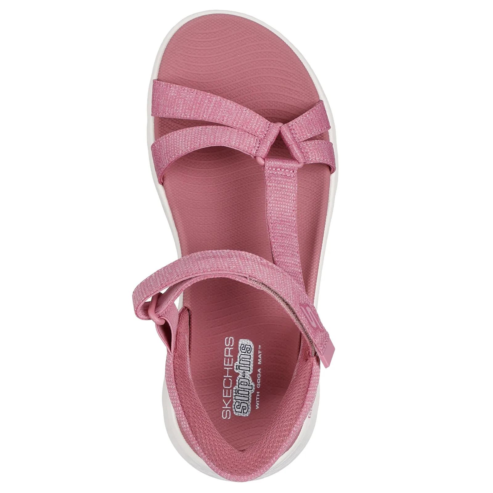 Skechers Womens Slip Ins Go Walk Flex Illuminate Sandals 141481