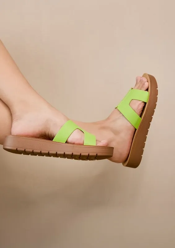Slip On Sandals in Assorted Colors