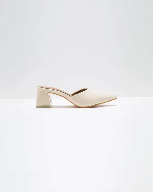Solid Mule - Luxury Cream