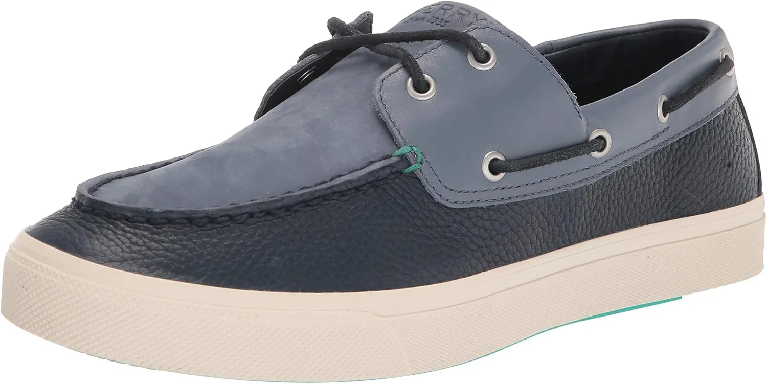 Sperry Mens Shoes Men's Bahama PLUSHWAVE Sneaker, Navy Tritone, 11.5