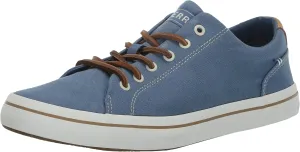 Sperry Mens Shoes Men's Striper II Lace to Toe Seasonal Sneaker, Blue Linen, 6.5