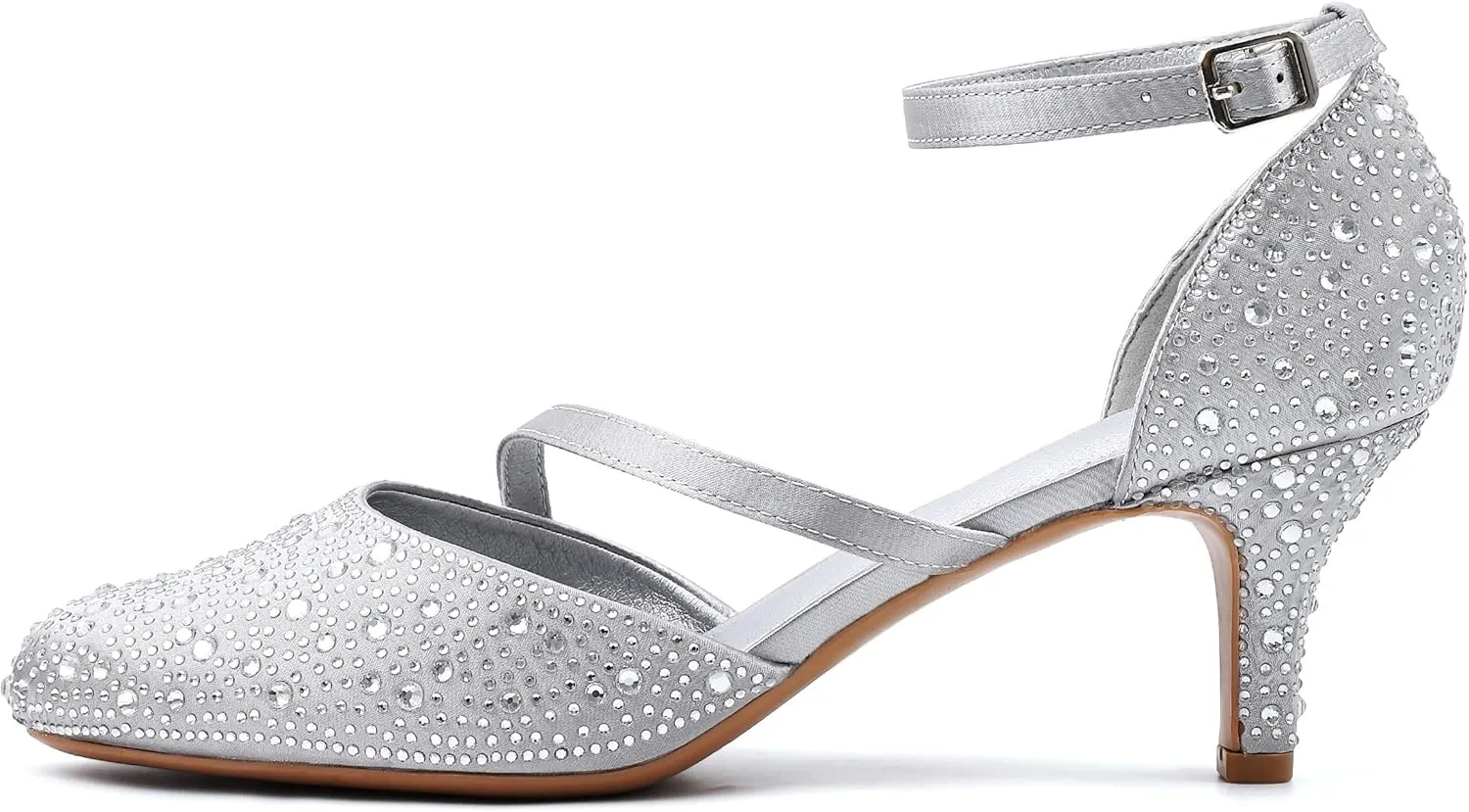 SPR&JOY Women's Pumps Comfort Closed Toe Low Heel Pump Dress Office Wedding Shoes for Women