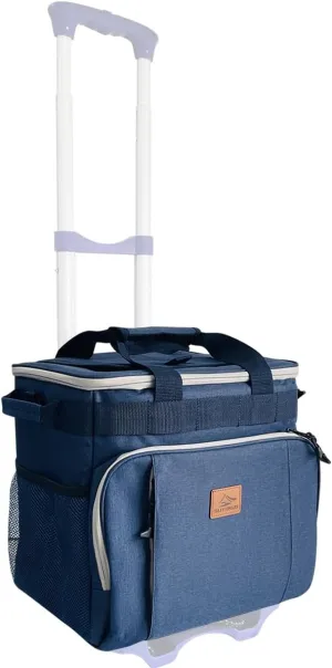 Sutekus Folding Hand Truck and Dolly 110-lbs Lightweight Portable Luggage Cart for School Travel Office Moving (Cooler Bag for Carry cart)