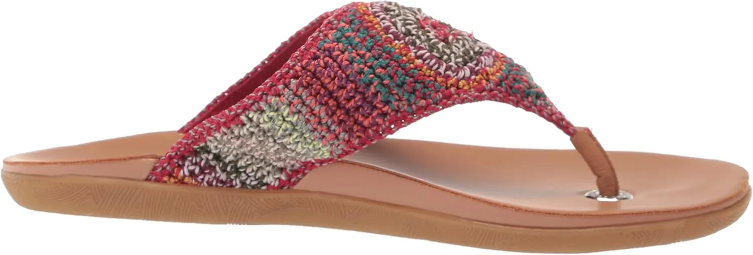 The Sak Shana Thong Sandal in Crochet, Slip On Entry