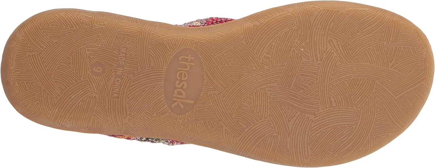 The Sak Shana Thong Sandal in Crochet, Slip On Entry