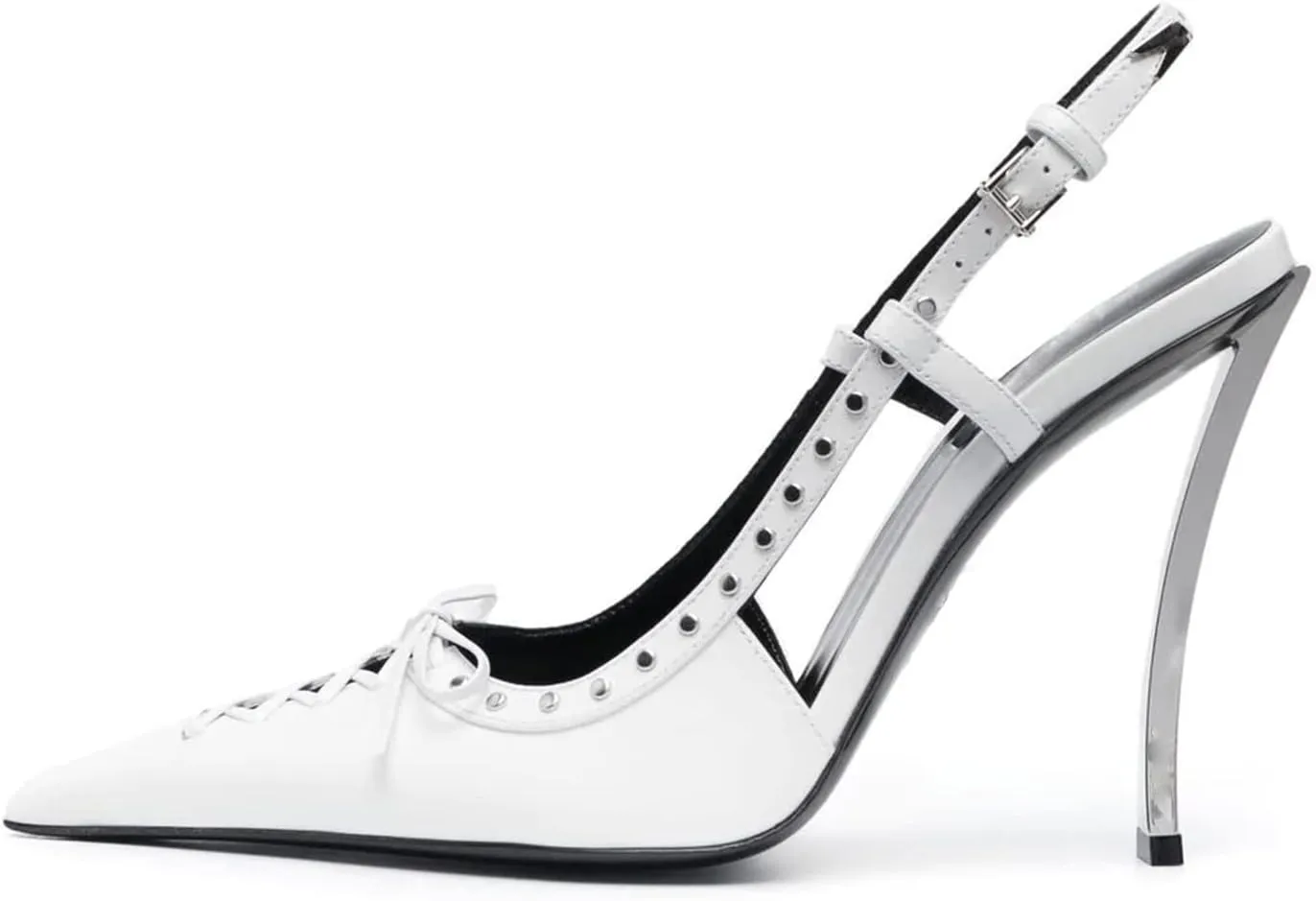 THESHY Women's Pointed Toe Stiletto Heels Backless Slingback Strap High Heel Pumps Fashion Sexy Dress Pumps for Women