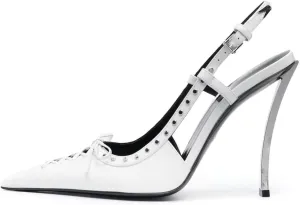 THESHY Women's Pointed Toe Stiletto Heels Backless Slingback Strap High Heel Pumps Fashion Sexy Dress Pumps for Women