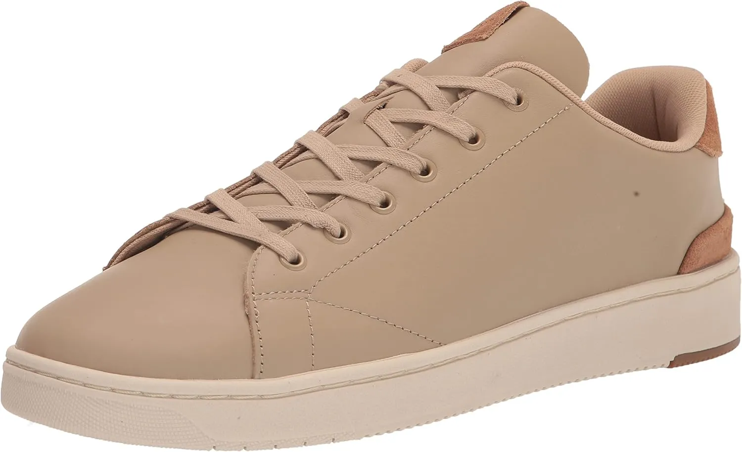 TOMS Men's TRVL LITE Sneaker, Oatmeal Leather, 9