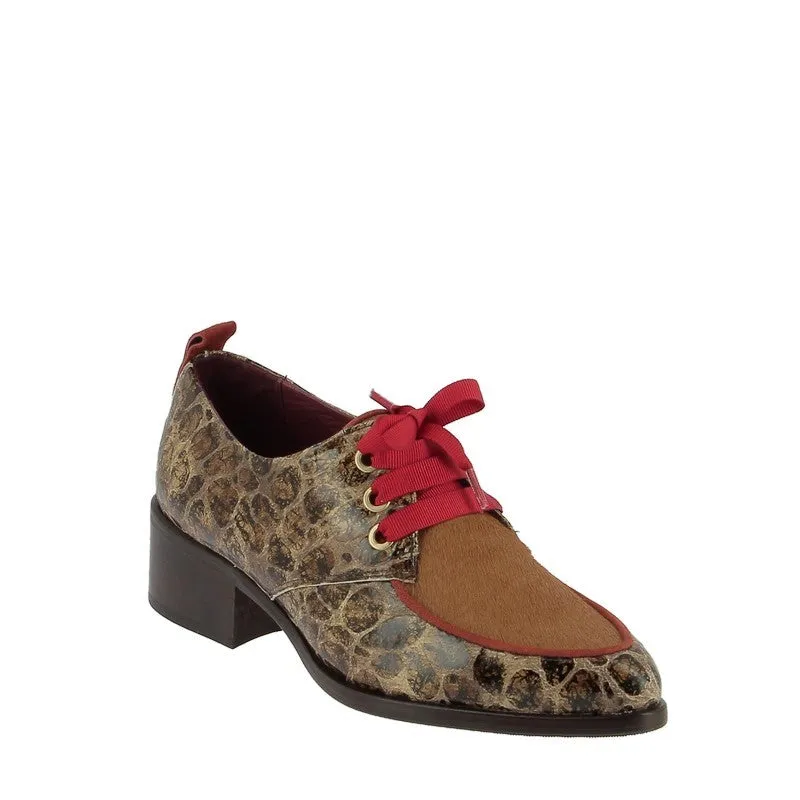 Torretti 8531 Tortoiseshell/Pony Lace Up