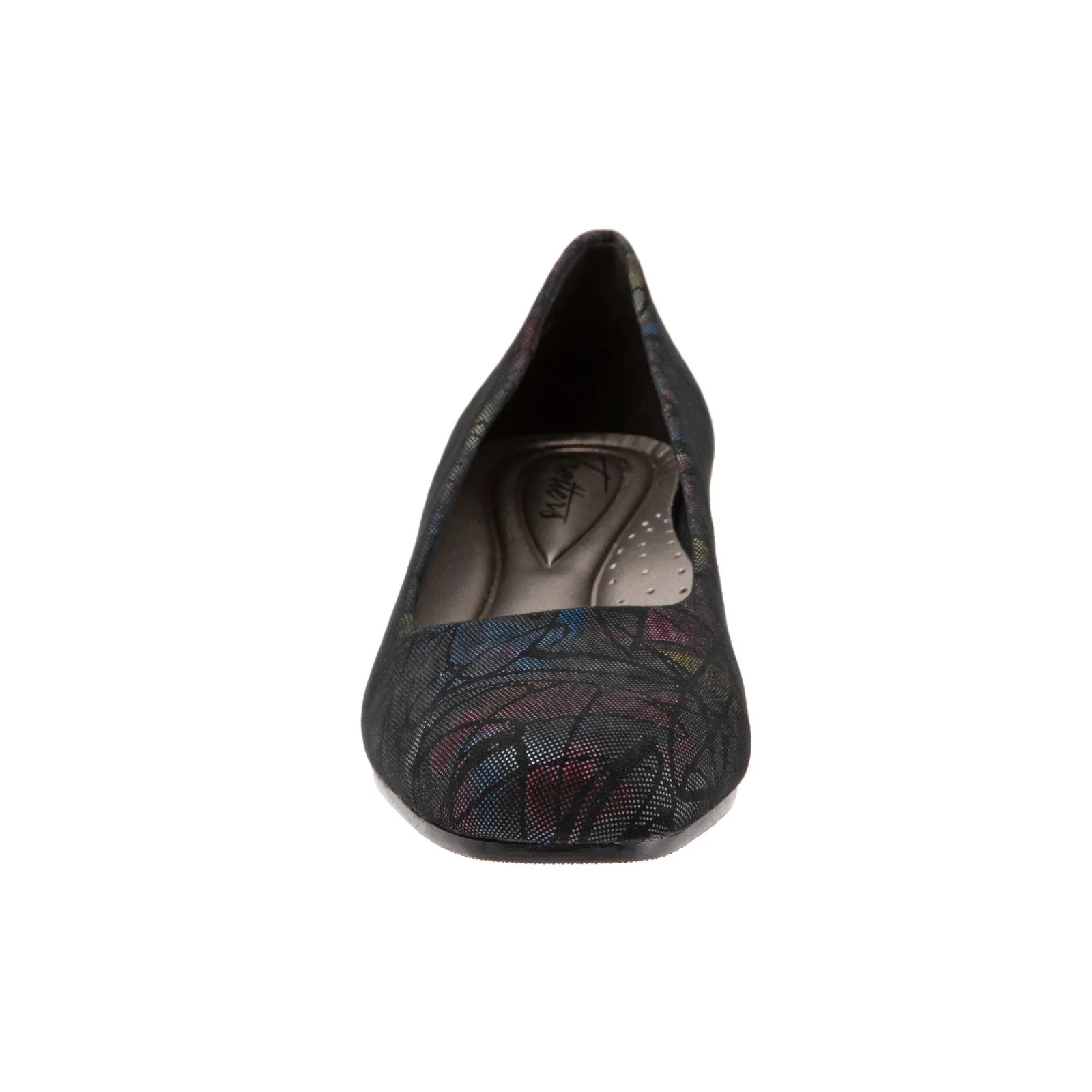 Trotters Lauren T1110-095 Womens Black Extra Narrow Loafer Flats Shoes