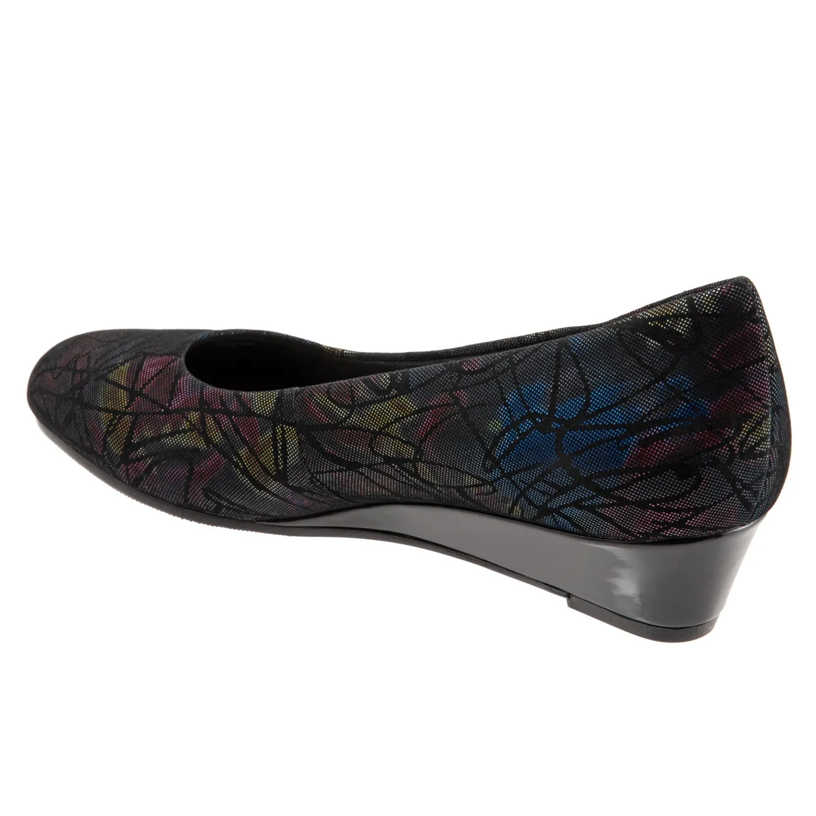 Trotters Lauren T1110-095 Womens Black Extra Narrow Loafer Flats Shoes