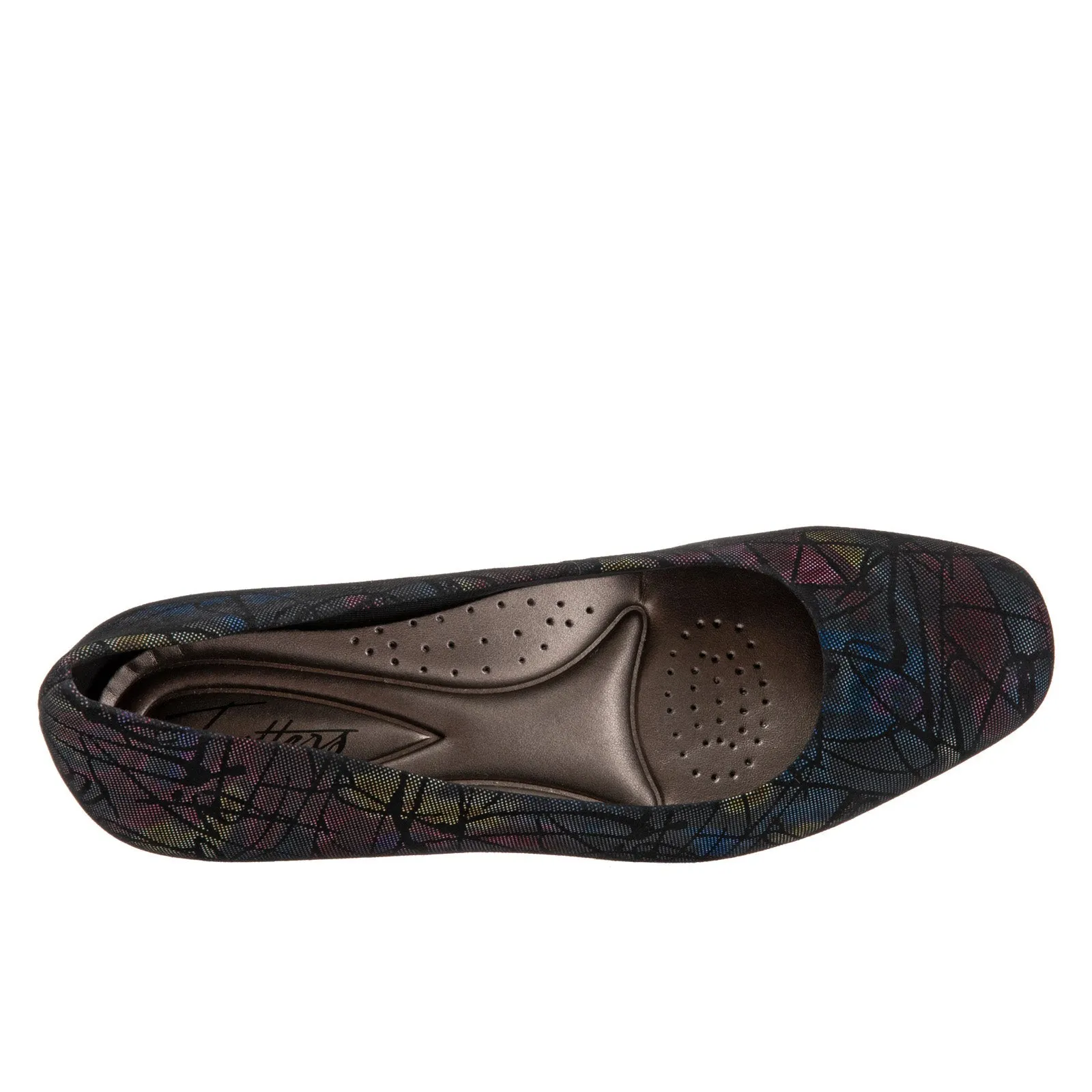 Trotters Lauren T1110-095 Womens Black Extra Narrow Loafer Flats Shoes