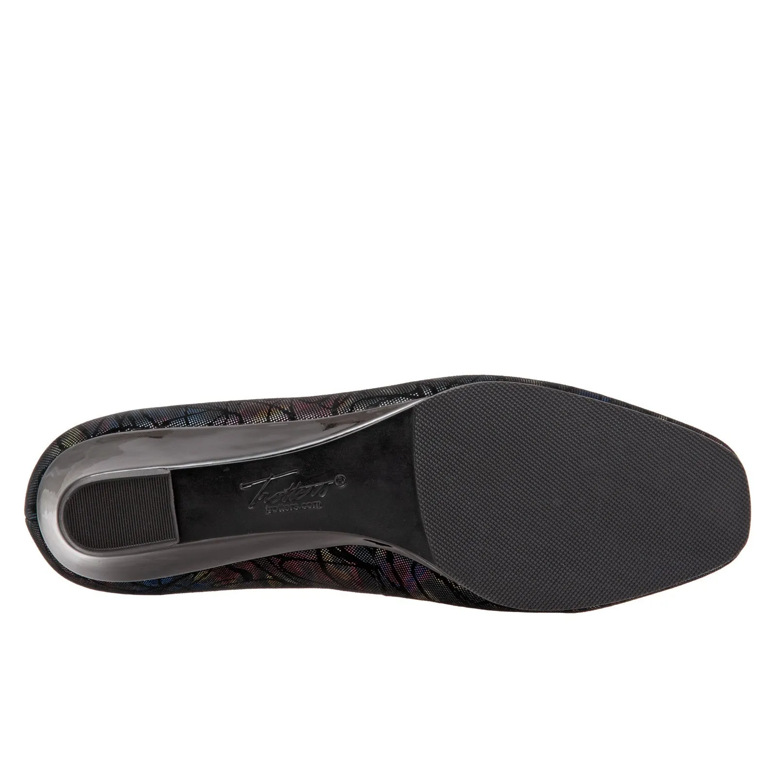 Trotters Lauren T1110-095 Womens Black Extra Narrow Loafer Flats Shoes