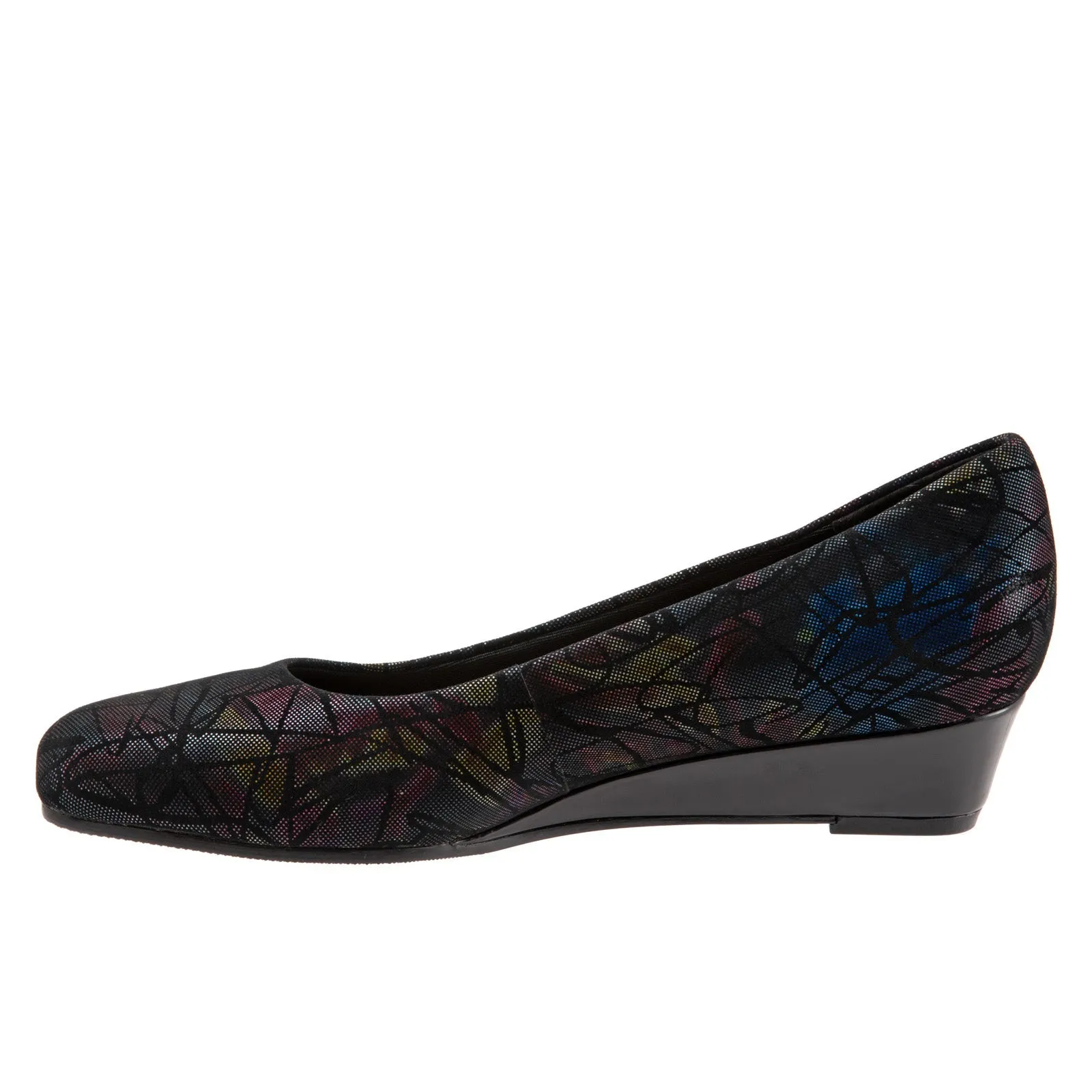 Trotters Lauren T1110-095 Womens Black Extra Narrow Loafer Flats Shoes