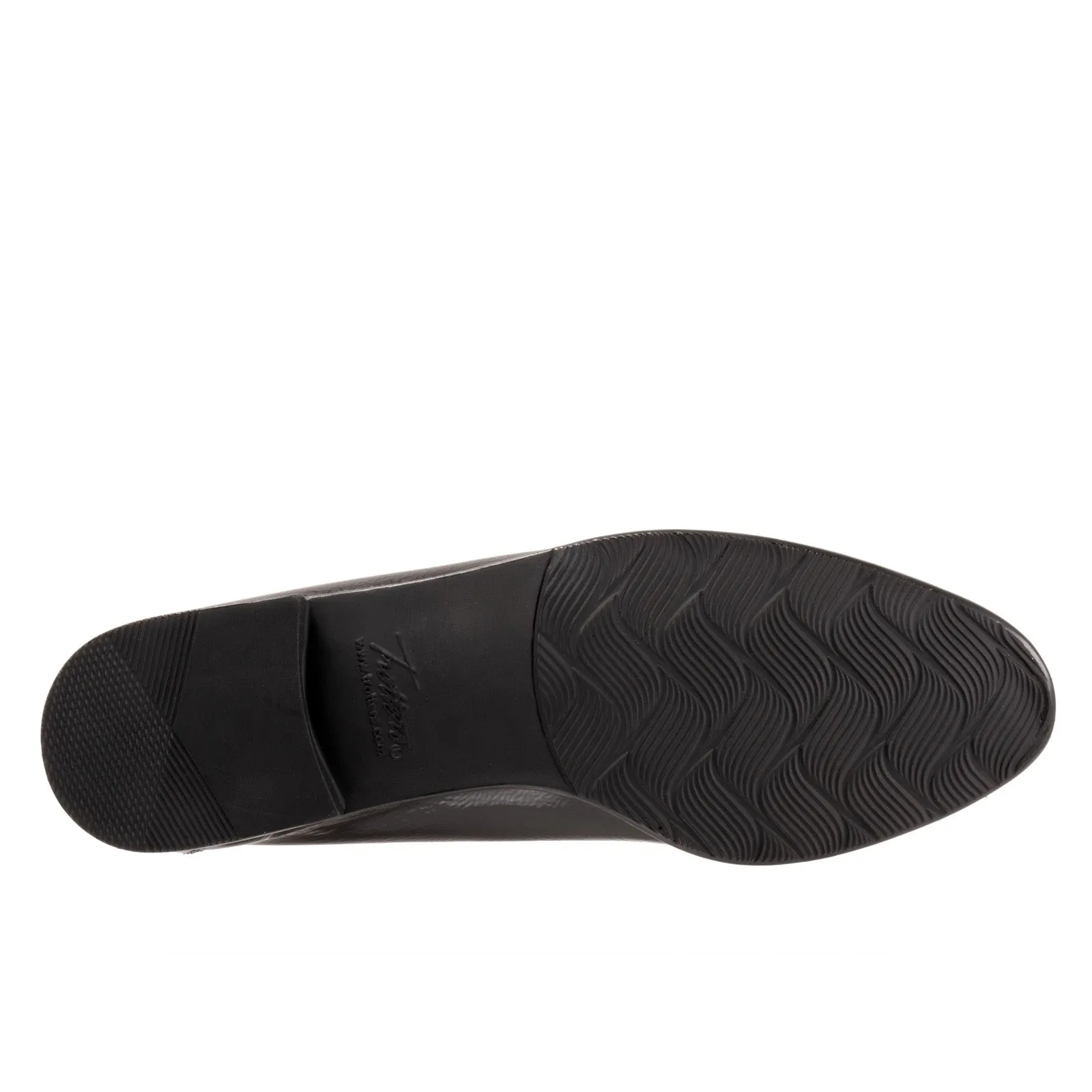Trotters Liz Tassel T2224-005 Womens Black Narrow Loafer Flats Shoes