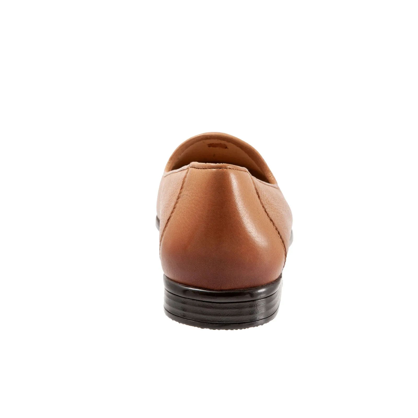 Trotters Liz Tassel T2224-215 Womens Brown Leather Loafer Flats Shoes