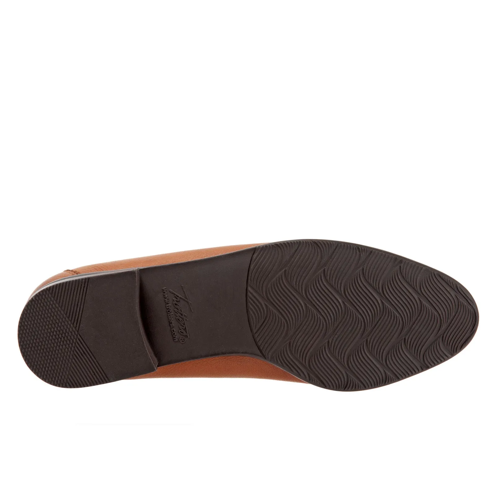 Trotters Liz Tassel T2224-215 Womens Brown Leather Loafer Flats Shoes