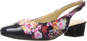Trotters Women's DEA Dress Pump, Floral, 7 M US