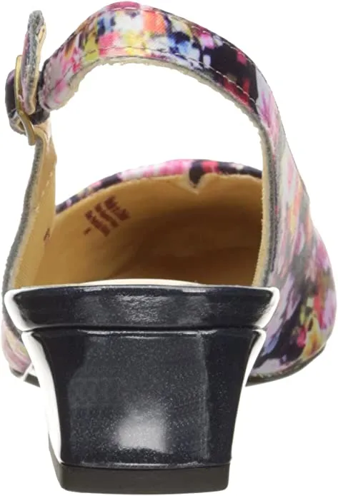 Trotters Women's DEA Dress Pump, Floral, 7 M US
