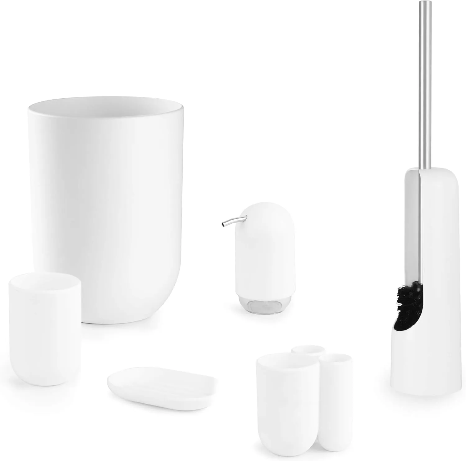 Umbra 023273-660 Touch Collection, 2 ¾ dia. x 5 ½ inches, White