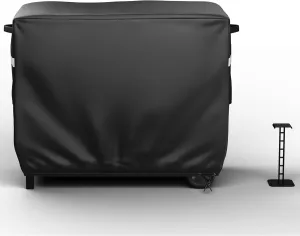 Uniflasy Full Size FTG600 Grill Cover for Camp Chef Flat Top Cover Heavy Duty Waterproof BBQ Cover for Cuisinart Royal Gourmet Cart Keter Patio Cooler Beverage Cart Patio Cover 40" L x 35" H x 22"