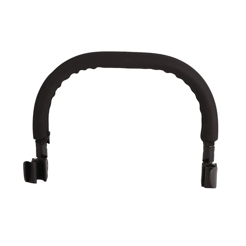 Universal Baby Stroller Guardrail Armrest, Adjustable Bumper Bar for Babyzen Yozeno Strollers, PU, Black, Size: 40 * 9cm, Compatible with Strollers 38-42cm Apart (Black)