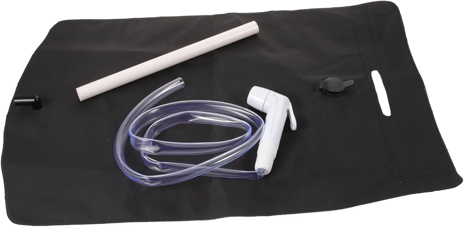 VOSAREA Camping Shower Bag Portable Outdoor Shower Kit Easy to Set up for Outdoor Camping Hiking Beach