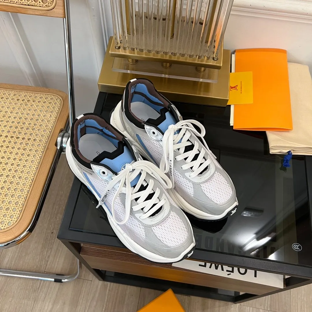 Vuitton SNEAKER BLUE Localized shipping Local delivery 55 Louis RUN